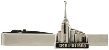 Silver Tie Clip by Ringmasters | LDS Temple Tie Clips for Men with Antique Silver Finish | Suit Accessories for Weddings, Church, & Formal Events ...