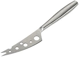 BOSKA Stainless Steel Cheese Knife - Copenhagen Nr.2 For All Types of Cheese - Multi-Functional Cheese Slicer - Handheld Slicer - Silver Non-Stick...