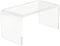 Miniature Desk Dollhouse Furniture Tea Coffee Table 1:12 Scale Miniature Clear Acrylic Table Modern Waterfall Minimalist Style Accessories Mini Re...