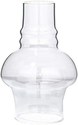 B&P Lamp Glass Hooded Chimney for Oil and Kerosene Lamps, 3 by 7 Inches, Clear...