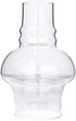 B&P Lamp Glass Hooded Chimney for Oil and Kerosene Lamps, 3 by 7 Inches, Clear...