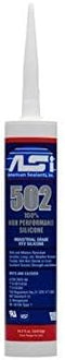 ASI 502 High Performance Black Silicone - 10.2 oz. Cartridge...