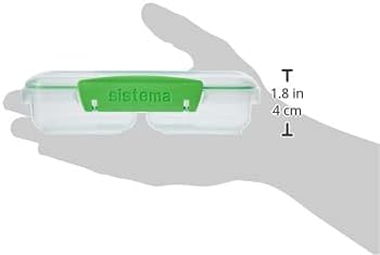 Sistema 11.8 Ounce Small Split Storage Container (Colors may vary)...