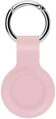 AirTag Keyring Silicone Case with Hook for Apple Air Tag GPS Tracker Bluetooth. Safety; Keys, Bags, Luggage, Bikes, Dog Cat Collar Anti- Lost Anti...