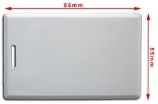 Visionis FPC-5267 Contactless RFID Proximity Smart Entry Card 125kHz TK4100 26 Bit 1.84mm Thick for Door Access Control System Pack of 10...