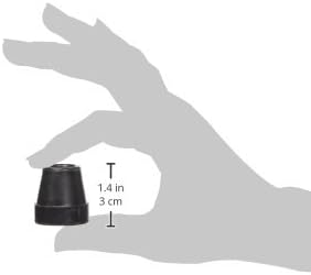Drive Medical Base Quad Cane Tips, 3/4 Inch, Black...
