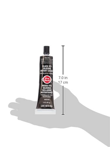 PRO SEAL RTV Silicone Sealant,3 oz Tube,Black (80046)...