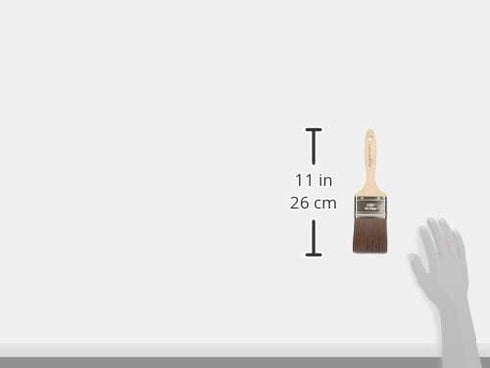 Amazon Basics Flat Edge Master Pro Paint Brush, 2 1/2", Wood Brown...