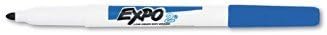 EXPO Low Odor, Fine Tip, Dry, Erase Marker, 2 Packs of 12, Blue...