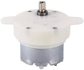 12v DC High Torque Slow Speed Electric Motor Gearbox 3 RPM 4mm Shaft Diameter Micro Slow Down Mute Motor...