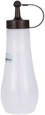 JapanBargain 3272, Japanese Squeeze Bottle Squirt Condiment Bottle Oil Bottle Soy Sauce Dispenser for Kitchen Made in Japan, 12oz, Chocolate...