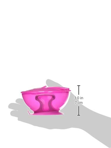 Nuby Easy Go Suction Bowl with Lid and Snap-in Spoon, Colors May Vary...