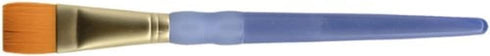 Royal Brush Crafter's Choice Gold Taklon Wash Brush, 3/4-Inch...