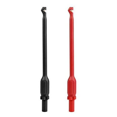 ZB-T12S Automotive Wire Piercing Probe Wire Piercing Clip Puncture WireBack Probe Pins Red Black 160 * 16mm?Use for 4mm Banana Extended Test Cable...