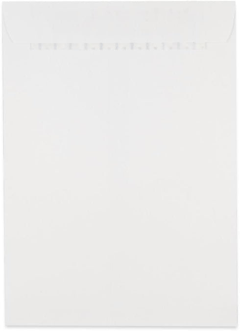 JAM PAPER 7 1/2 x 10 1/2 Open End Commercial Envelopes with Peel and Seal Closure - White - 50/Pack...