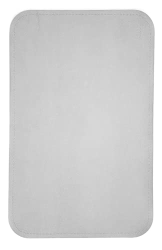 Vegan Leather Baby Changing Mat by Lark Baby Goods - Waterproof Wipeable Portable Diaper Pad - Foldable for Travel (14 x 22 in) - Grey...