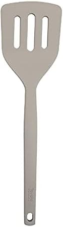 Tovolo Elements All Silicone Spatula/Slotted Turner, Warm Gray (Set of 2)...