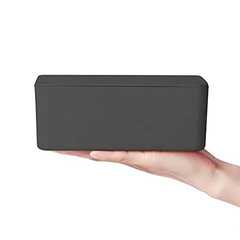 Baby Wipe Holder, Keeps Diaper Wipes Fresh, Easy Open & Close Wipe Container (Black)...