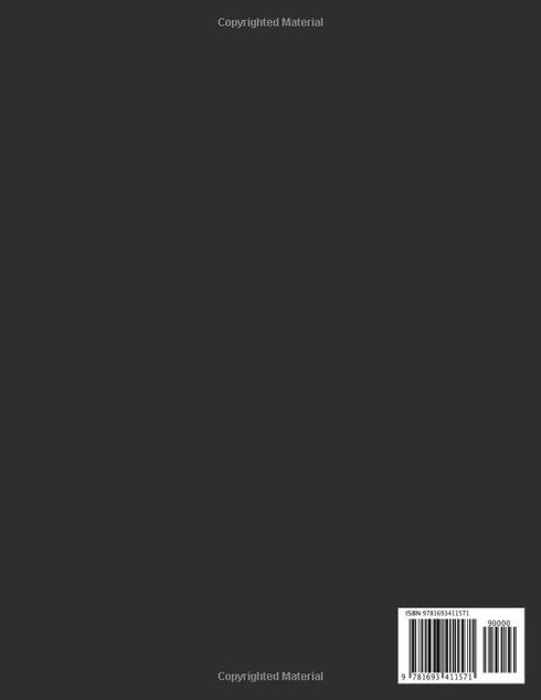 Notebook: Quad Ruled Composition Notebook, Large Format, 8.5 x 11 in, 108p, Minimalist Black Cover...