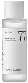 Mini Heartleaf 77% Soothing Toner I pH 5.5 Trouble Care, Calming Skin, Refreshing, Hydrating, Purifying, Cruelty-Free, Vegan, Travel Essentials, G...