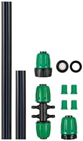 3/4 to 1/4 (4 Way) Drip Tubing Adapter US Garden Hose GHT 3/4 Threaded Adapter Connector Fittings for Drip Irrigation System...