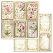 Stamperia International KFT Paper Pad 10 Sheets Double-Sided Elegant Gift, Multicoloured, 30.5 x 30.5...
