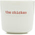 Word Range - Ceramic Set of 4 Egg Cups - Gift Boxed - What Came First the Chicken or the Egg...