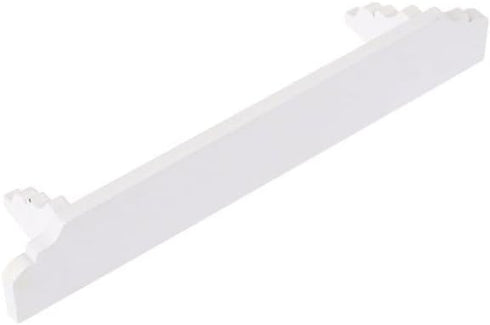1Pc White Dollhouse Wall Shelf, 1:12 Scale Miniature Dollhouse Accessories, White Doll House Storage Wall Shelf for Kitchen Scene, Dollhouse Décor...