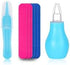 Baby Grooming and Healthcare Kit, Portable Baby Safety Care Set with Hair Brush Comb Nail Clipper Nasal Aspirator for Nursery Newborn Infant Girl ...