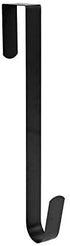 Sattiyrch 15" Wreath Hanger for Front Door,Sturdy Steel Wreath Door Hanger,Over The Door Hanger Hook (Black,1)...
