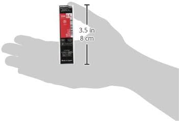 Zebra B-RESB5-R Sharbo Oil-Based Ballpoint Pen Refill, ESB-0.5 Core, Red, 10 Pieces......