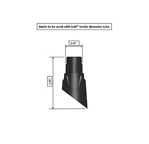 FENCE & DECK RITE Baluster connectors for ¾” OD Metal balusters. Black Polypropylene. (24)...