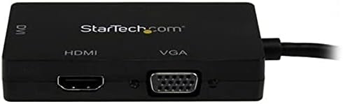 StarTech.com 3 in 1 Mini DisplayPort Adapter - 1080p - Mini DP / Thunderbolt to HDMI / VGA / DVI Splitter for Your Monitor (MDP2VGDVHD)...