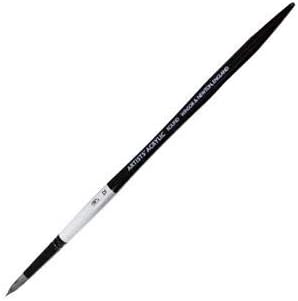 Winsor & Newton Artists' Acrylic Brush, Size 2, Round...