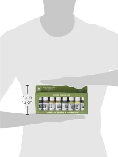 Vallejo Panzer Colors Paint Set #8, 17ml...