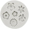 1Pc 3D Mini Daisy Flower Molds Silicone Resin Fondant Mold Flower Shape Pastry Baking Molds Cake Decorating Tools DIY Chocolate Candy Cake Decor A...
