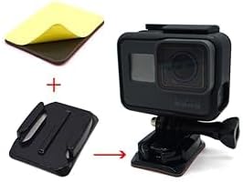 Aketek 4pcs Curved+4pcs Flat Adhesive Mounts Sticky for GoPro Hero Cameras...