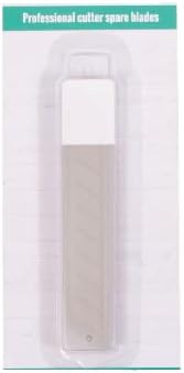 Craftelier - Pack 10 Replacement Blades Compatible with 18 cm Professional Cutter | Includes Protective Case for Blade Storage | Made of carbon st...