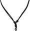 10 pcs Thick 1.5 MM. Black Umbrella Cord Rope Handmade craft Adjustable Necklaces With metal Loop Amulet Boho Fashion Accessory For Unisex, Gift S...