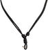 10 pcs Thick 1.5 MM. Black Umbrella Cord Rope Handmade craft Adjustable Necklaces With metal Loop Amulet Boho Fashion Accessory For Unisex, Gift S...
