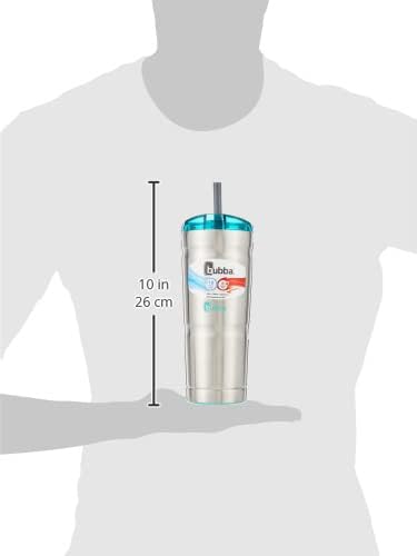 Bubba Envy S Stainless Steel Tumbler with Island Teal Lid, 24 oz....