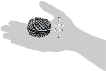 Handy Hands Lizbeth Egyptian Cotton Crochet Thread, Tatting Thread, and Knitting Thread Lace Size 10 (25 Grams 122 Yards) – HH10148, Zebra......