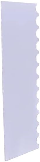 PME Tall Patterned Edge Side Scraper for Cake Decorating - Scallop (PS64)...