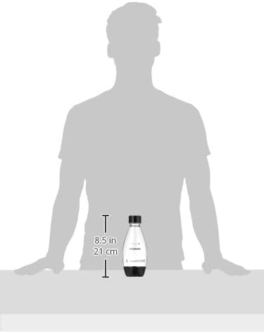 sodastream 0.5L Slim Black Carbonating Bottles (Pack of 2)...
