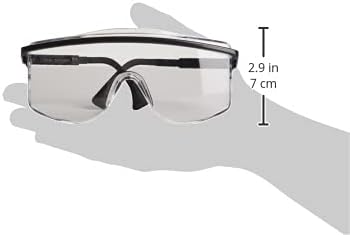 Honeywell Uvex Ademco by S2500C Astrospec OTG 3001 Safety Eyewear, Black Frame, Clear UV Extreme Anti-Fog Lens, S2500C Astrospec OTG 3001 Safety E...