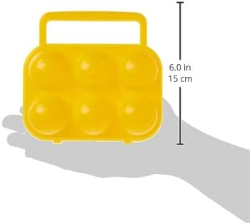 Coghlan's 6-Count Camping Egg Holder – Durable, Compact, Lightweight Storage Container for Outdoor Cooking, Travel, and Camping Adventures...
