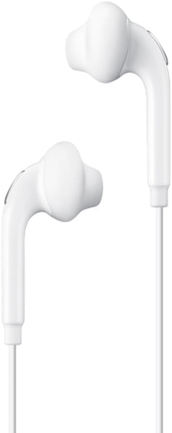 2 Pack OEM Wired 3.5mm White Headset with Microphone, Volume Control, for Samsung Galaxy S10, S10 Plus, S10e, Note 10, A71, A31, S9, S8, S7, S6 Ed...