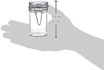 MiniWare Clear Plastic Mason Jar (Pack Of 4) - 3 Oz. - Chic Design, Perfect for Parties, Events, Food Storage, Party Favors, DIY Crafts, & More...