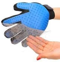 Silicone Dog Grooming Gloves Five Finger Pet Hair Brush for Deshedding, Brushing, Cleaning Pets Removes Excess Fur, Dirt, Dander Guante para peina...
