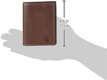 Timberland mens Leather Trifold Wallet With Id Window, Brown (Blix), One Size...